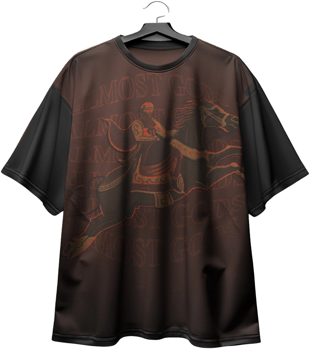 Brown tee product plate