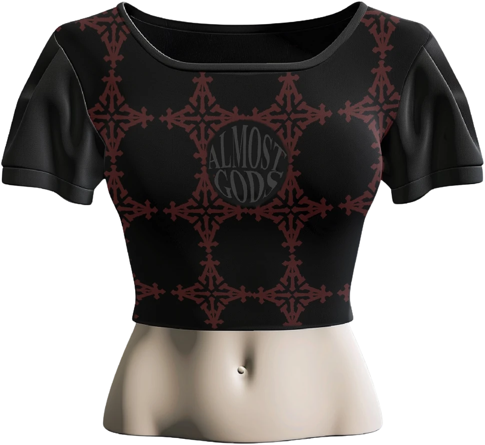 Crimson lattice crop product plate