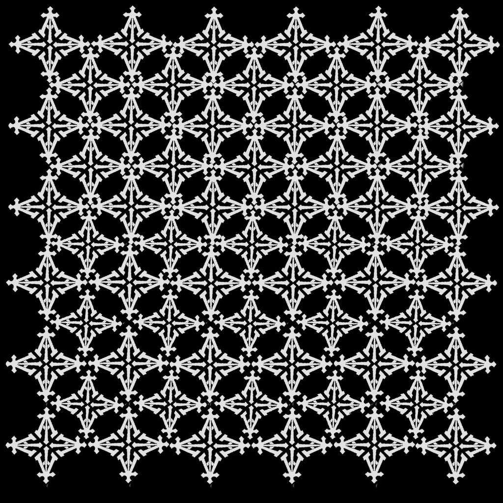 Lattice print in bone