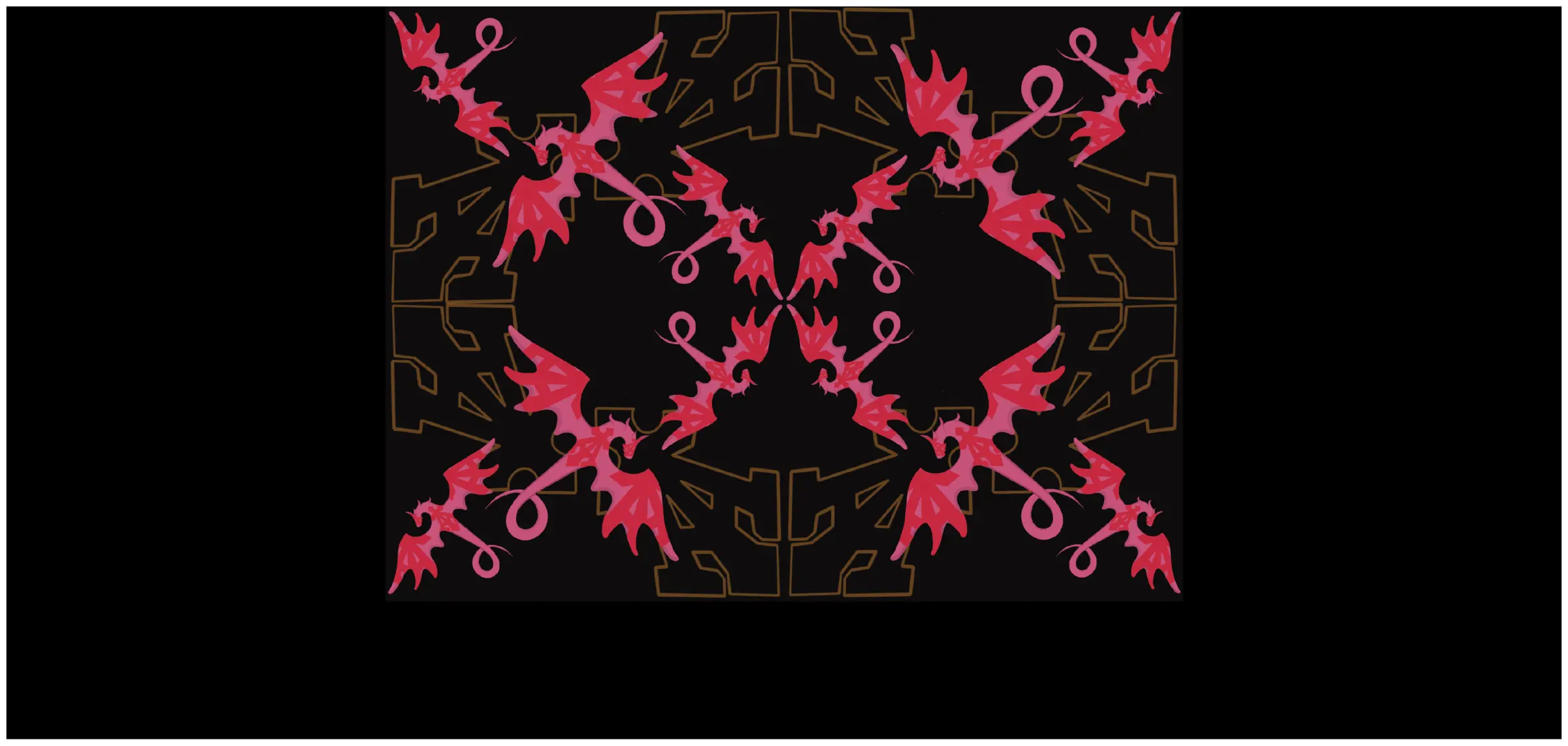 Mirrored composition plate