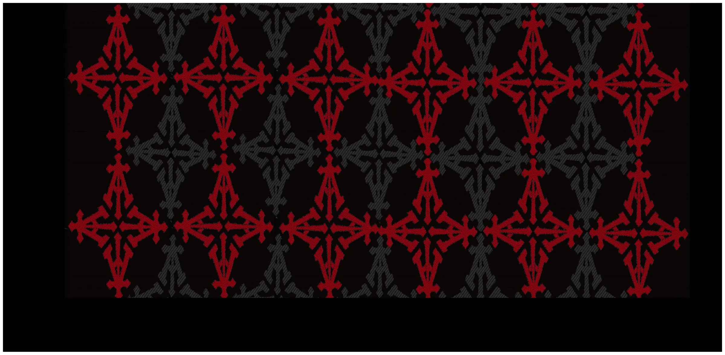 Crimson jacquard simulation
